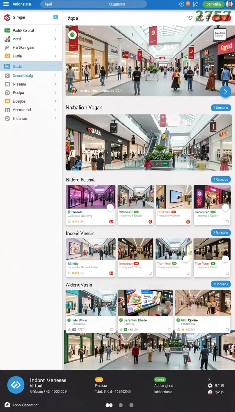 Cuplikan layar IDNSERU — menu navigasi